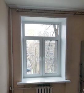 Противопожарное окно с фрамугой / серия FRM1076