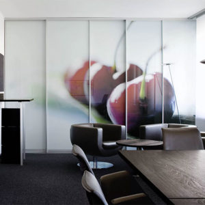 Противопожарная перегородка с фотопечатью / серия FRM5338